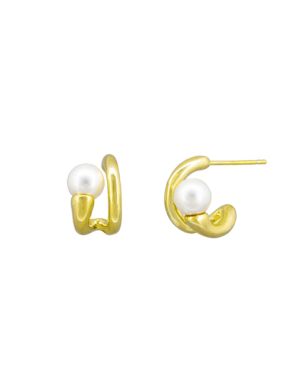 Lunara Hoops - Gold