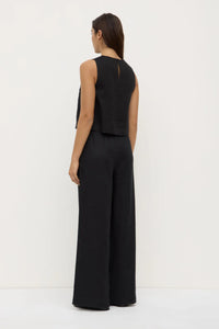 Everyday Linen Pant - Black