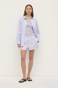 Robyn Scoop Neck Rib Tank - Lilac