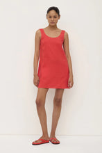 Selma Linen Mini Dress - Chilli