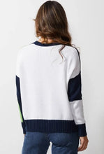 Intarsia Trim Jumper