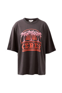 Liv Oversized Tee Sunset Palms