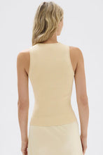 Faye Knit Tank - Panacotta