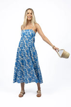 Fleur sway dress blue/stone