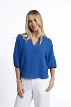 Nixie Blouse - Royal Blue
