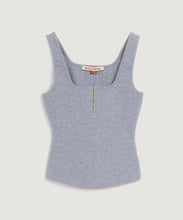 Tank Top with Hook and Eye - Grey