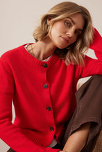 Nelly Long Sleeve Cardi - Red