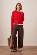 Nelly Long Sleeve Cardi - Red