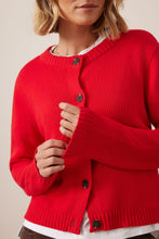 Nelly Long Sleeve Cardi - Red
