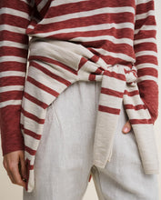 Bobbie Top - Red/Natural Strip