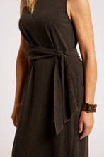 Caldera Wrap Tank Dress - Black