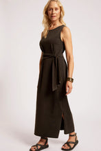 Caldera Wrap Tank Dress - Black