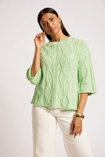 Casa Cable Jumper - Mint