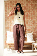 Margot Mesh Knit - Butter Milk Fine Stripe