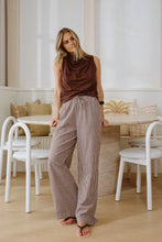 Resort Pant - Choc Gingham