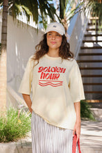 Luna Relaxed Tee - Butter/Golden Hour