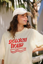 Luna Relaxed Tee - Butter/Golden Hour
