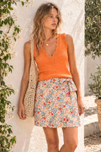 Leila Knitted Top Orange