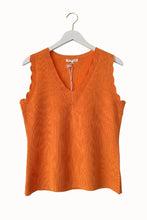 Leila Knitted Top Orange