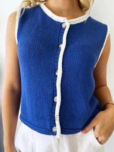 Contrast Raya Tank - Blue
