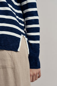 Bobbie Top Navy/Milk