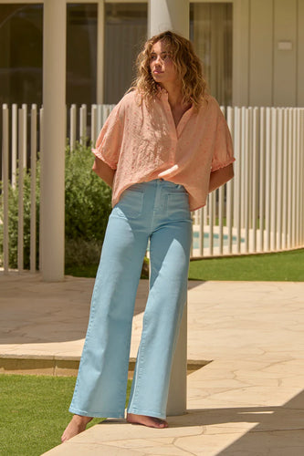 Harper pant - Luna blue