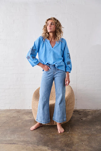 Freya Jean - 70's blue