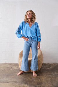 Freya Jean - 70's blue