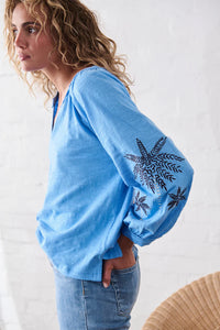 Kimberly Top - Sky Blue