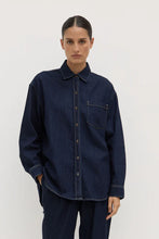 Kiera Recycled Denim Long Sleeve Shirt Deep Indigo