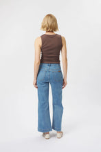 Freya Ribbed - Mid Blue
