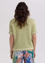 Textured S/S Cardi - Lemongrass