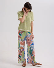 Textured S/S Cardi - Lemongrass