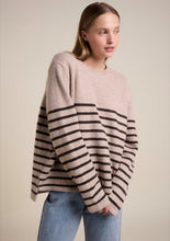 Lexie Stripe Jumper - Mocha