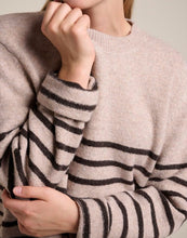 Lexie Stripe Jumper - Mocha