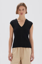 Lottie Knit Tank - Black