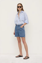 Mid Rise Vintage Denim Short - Dark Stone