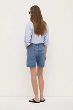 Mid Rise Vintage Denim Short - Dark Stone