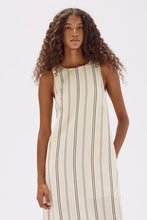 Milos Stripe Maxi Dress - Cream/Black