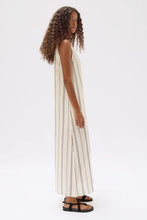 Milos Stripe Maxi Dress - Cream/Black