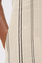 Milos Stripe Maxi Dress - Cream/Black