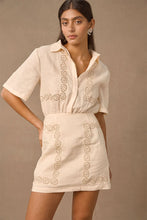 Ora Shirt Dress- Cream and Biscuit