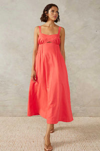 Sunlight Midi Dress - Hibiscus Pink