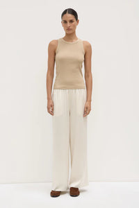 Nika Rib Tank - Tan