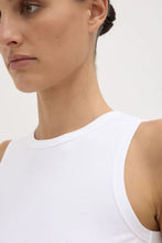 Nika Rib Tank - White