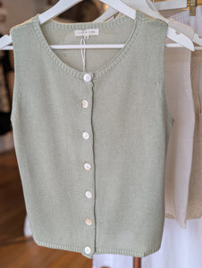 Cloe Top - Sage