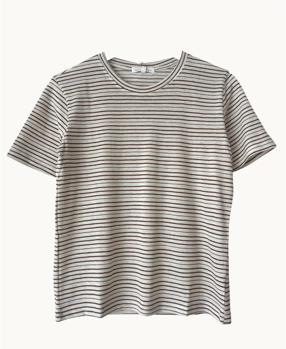 Petra Tee Choc Stripe