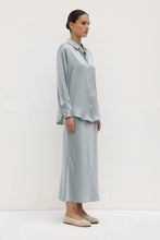 Pippa Silk Long Sleeve Shirt - Cloud