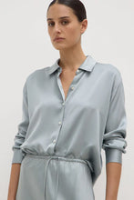 Pippa Silk Long Sleeve Shirt - Cloud