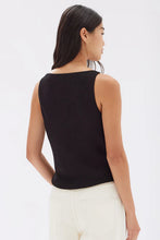 Reign Textured Top Black